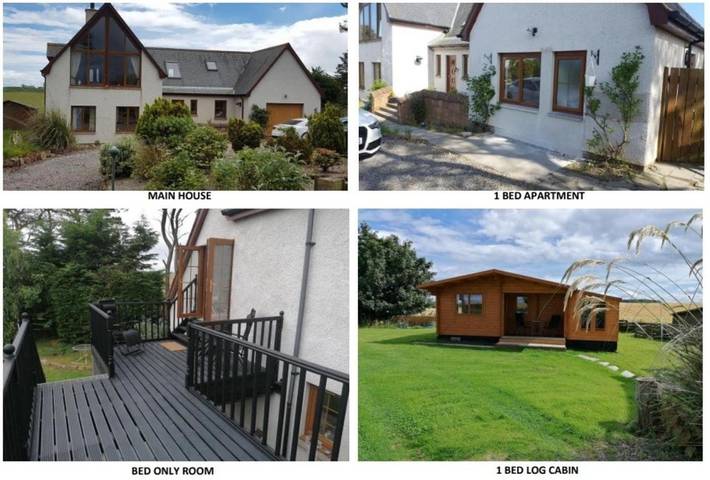 Maison d’hôte pour 2 personnes, avec jardin et vue dans Highlands