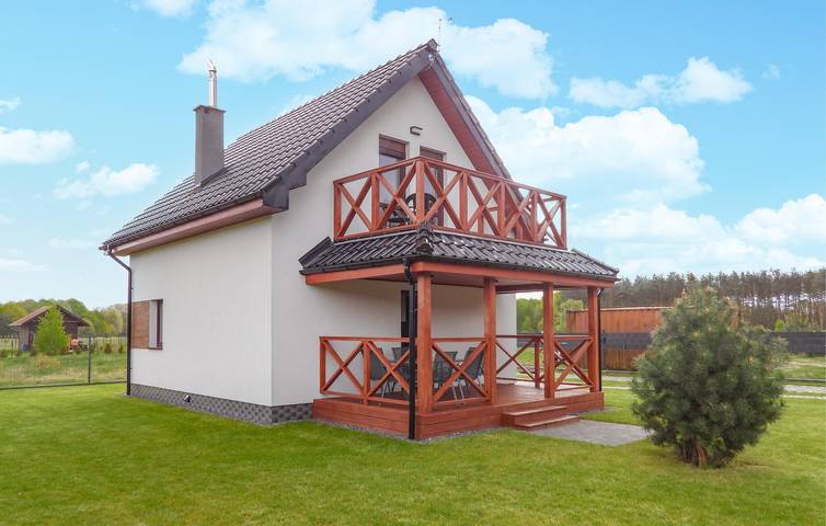 Ferienhaus für 6 Personen mit Terrasse in Nowe Warpno, Stettiner Haff