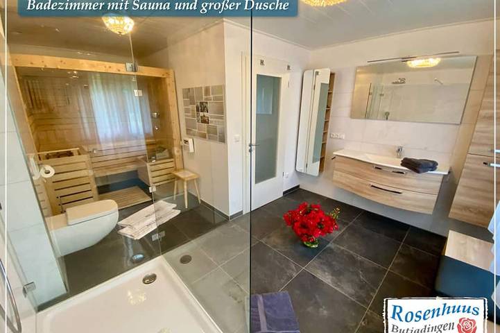 Ferienhaus für 5 Personen, mit Sauna und Balkon sowie Garten in Eckwarden - 3