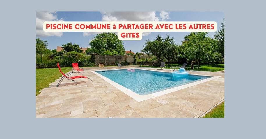 Location de vacances pour 4 personnes, avec Terrasse ainsi que Jardin et Piscine dans l' Aube - 2