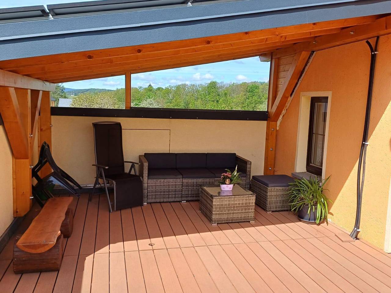 Ganze Ferienwohnung, Ferienwohnung 56qm mit Dachterrasse in Raschau-Markersbach, Erzgebirge