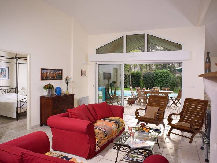 Ferienhaus für 8 Personen, mit Garten und Pool sowie Terrasse, mit Haustier in Moliets-et-Maa - 2