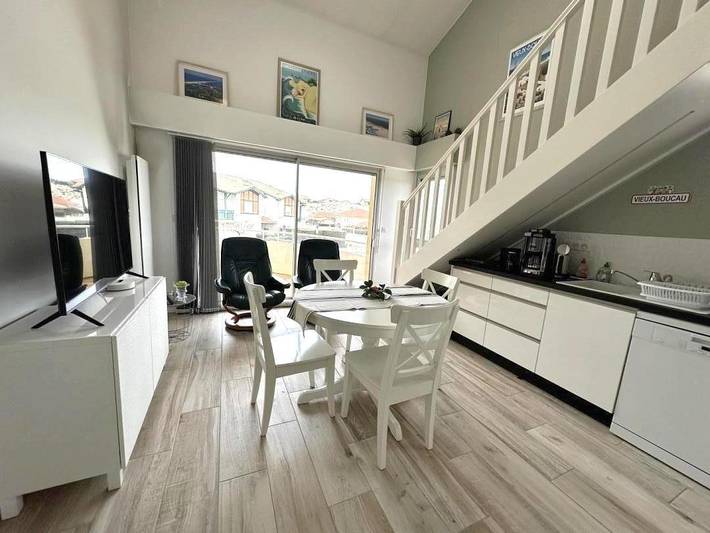 Gîte pour 4 personnes, avec terrasse dans Plage Nord Des Sableres Vieux Boucau Les Bains - 3