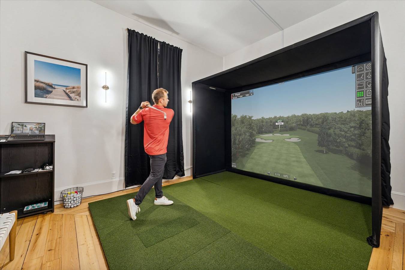 Golf Sim Pickleball Theater Sauna Games Sleeps 24 in Beaufort County