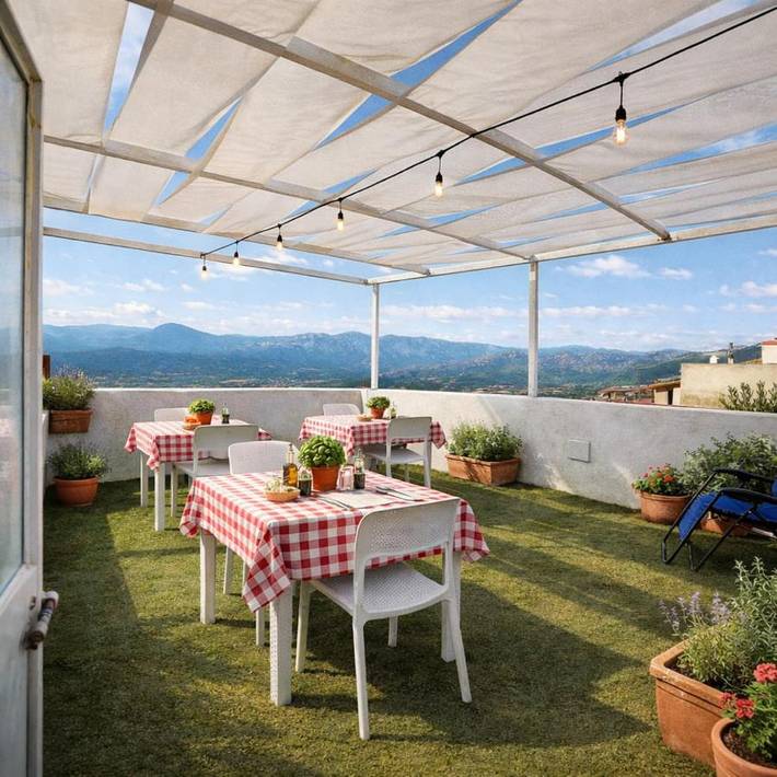 Chambre d’hôte pour 2 personnes, avec terrasse et vue, animaux acceptés à Baunei - 3