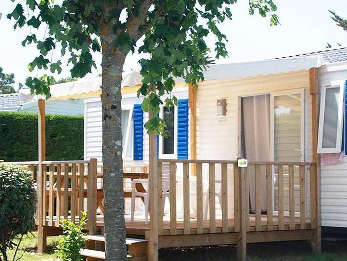 Mobil home pour 6 personnes, avec sauna et bassin pour enfant à Angles - 2