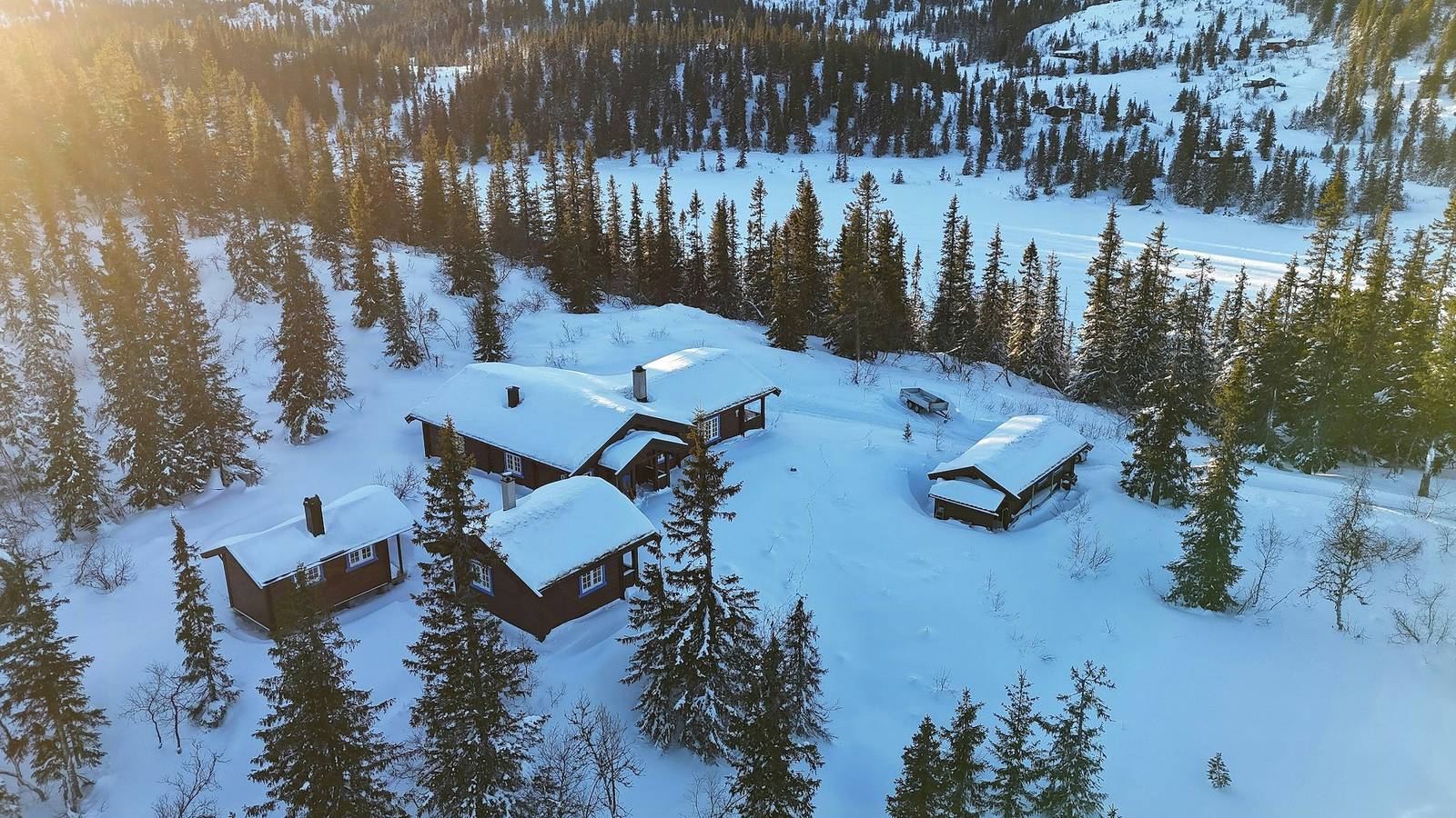 Hütte mit Sauna im Vegglifjell in Rollag