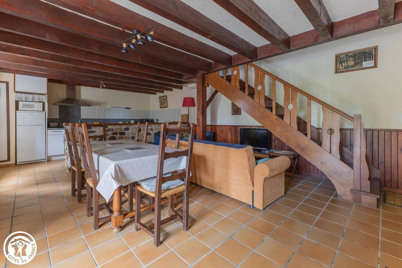 Casa de huéspedes para 6 personas con terraza in Clémensat, Macizo Central