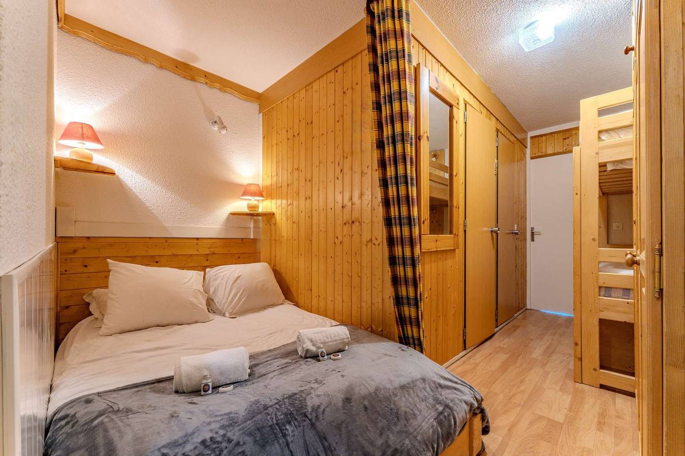 Appartement entier, Appartement de vacances pour 6 personnes avec balcon/terrasse in Val Thorens, Les Trois Vallées