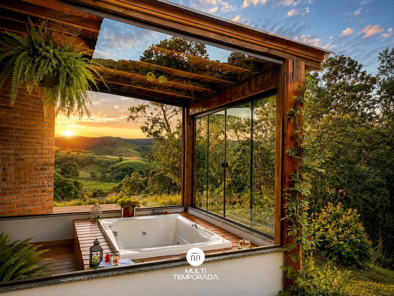 Chalé Caminho do Sol 1 - Jacuzzi e Bônus Culinário in Rancho Queimado, Santa Catarina