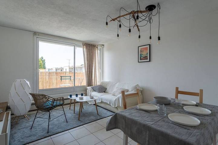 Appartement de vacances pour 6 personnes, avec balcon dans Biscarrosse (bourg)