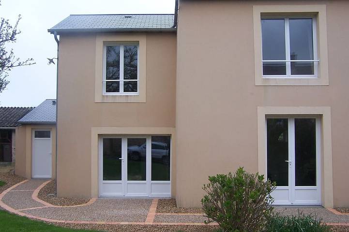 Gîte pour 7 personnes, avec jardin à Port-en-Bessin-Huppain