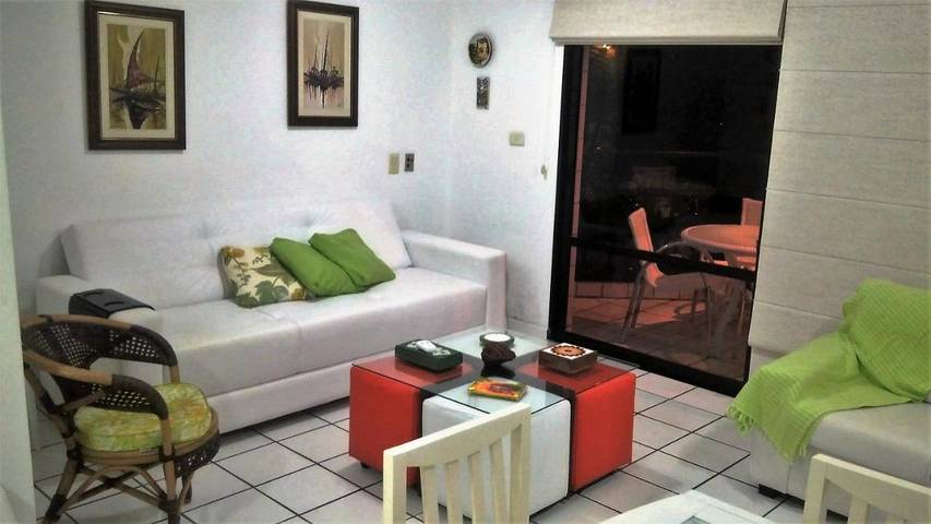 Casas e apartamentos de temporada para 6 pessoas, com jardim e vista e ainda sauna and piscina, com animais de estimação em Riviera de São Lourenço