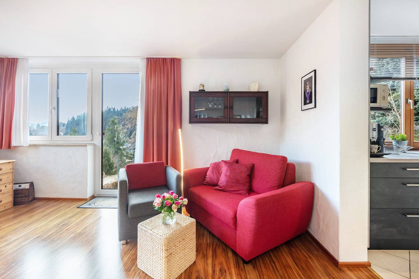 Ganze Wohnung, Apartment 'Haus Bock' mit gemeinsamer Terrasse, Garten und Wlan in Todtmoos, Südschwarzwald