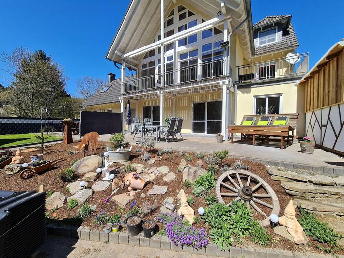 Ferienwohnung für 4 Personen, mit Terrasse und Garten