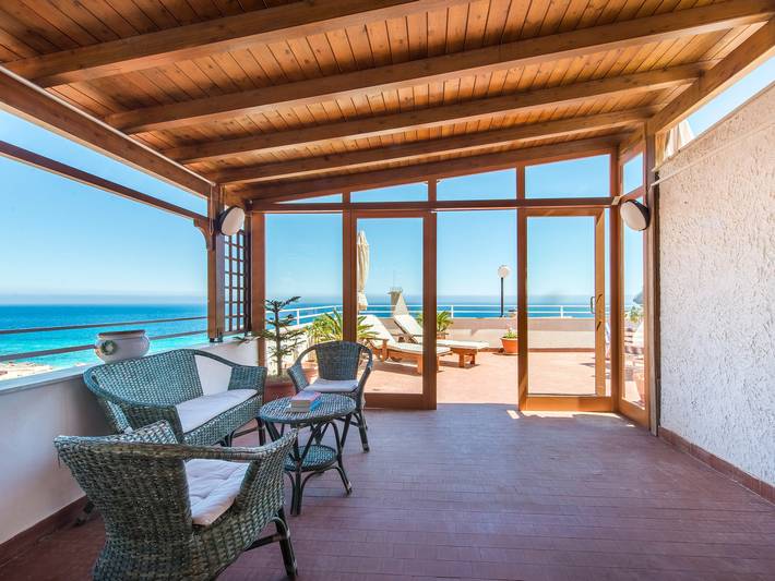 Location de vacances pour 4 personnes, avec Terrasse à Palerme