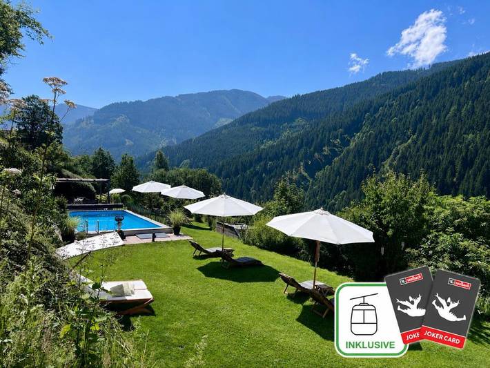 Hütte für 2 Personen, mit Garten und Sauna sowie Pool und Ausblick, mit Haustier in Saalbach