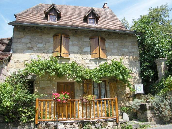 Location de vacances pour 5 personnes, avec Balcon ainsi que Terrasse et Jardin à Anglars