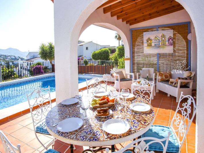 Casa rural para 6 personas, con jardín en Pego
