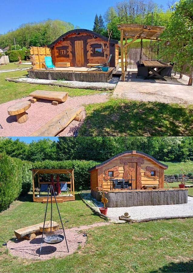 Maison de campagne pour 2 personnes, avec jardin et vue dans Amoncourt
