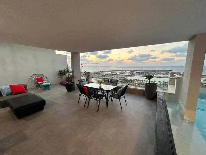 Appartement de vacances pour 15 personnes, avec piscine ainsi que vue et balcon - 1