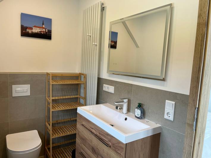 Ferienwohnung für 2 Personen, mit Terrasse und Garten sowie Ausblick in Reinhardtsdorf-Schöna - 4