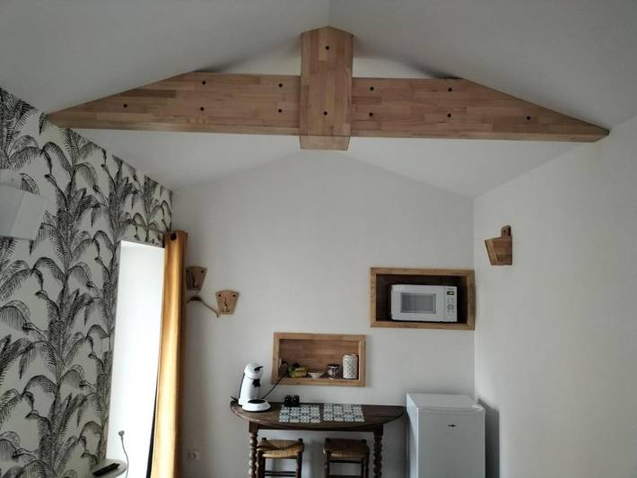 Appartement de vacances pour 2 personnes, avec terrasse ainsi que jardin et vue