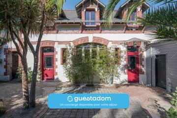 Location de vacances pour 10 personnes, avec jardin et terrasse, adapté aux familles à Pornic