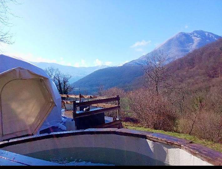 Tente pour 2 personnes, avec jardin ainsi que terrasse et jacuzzi dans Occitanie - 2