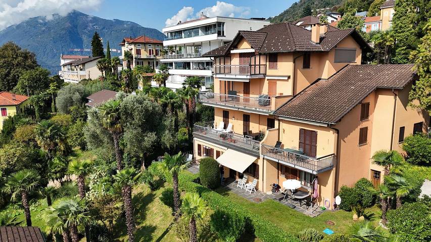 Vakantiewoning voor 3 personen, with tuin and uitzicht as well as uitzicht op het meer in Locarno