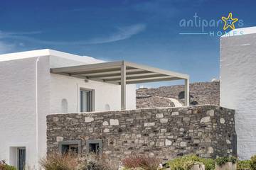Villa pour 6 personnes, avec balcon et jardin dans Antiparos