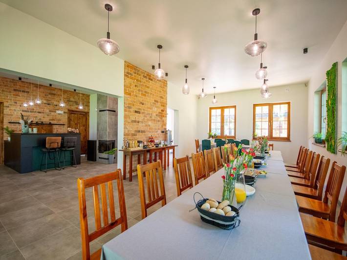 Komfortables Ferienhaus Nr. 3B mit Kamin in Darłowo, Powiat Sławieński
