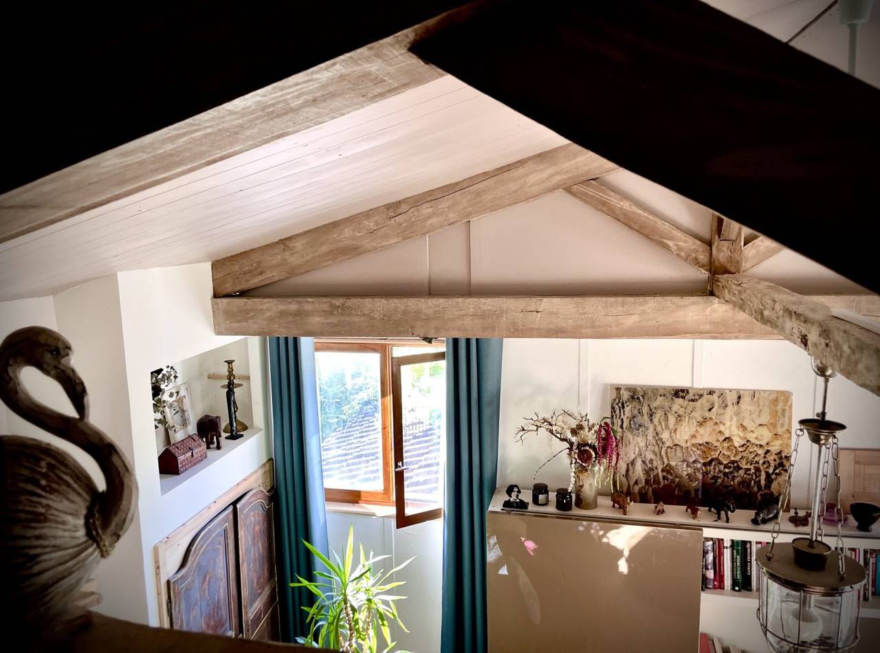 La Main du Cœur Chambre d'hôtes de charme à la campagne - Mezzanine de la Main du Coeur in Loubens-Lauragais, Lauragais