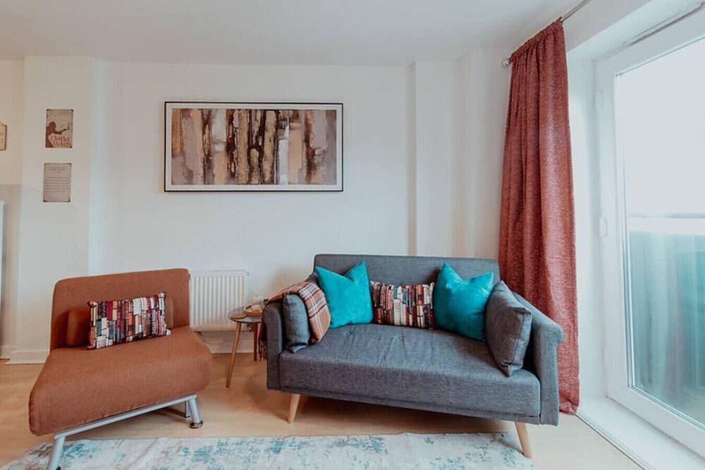 Ganze Wohnung, The Dickens Den | 1 Bed Flat in Rochester for 4 in Rochester, Kent Downs