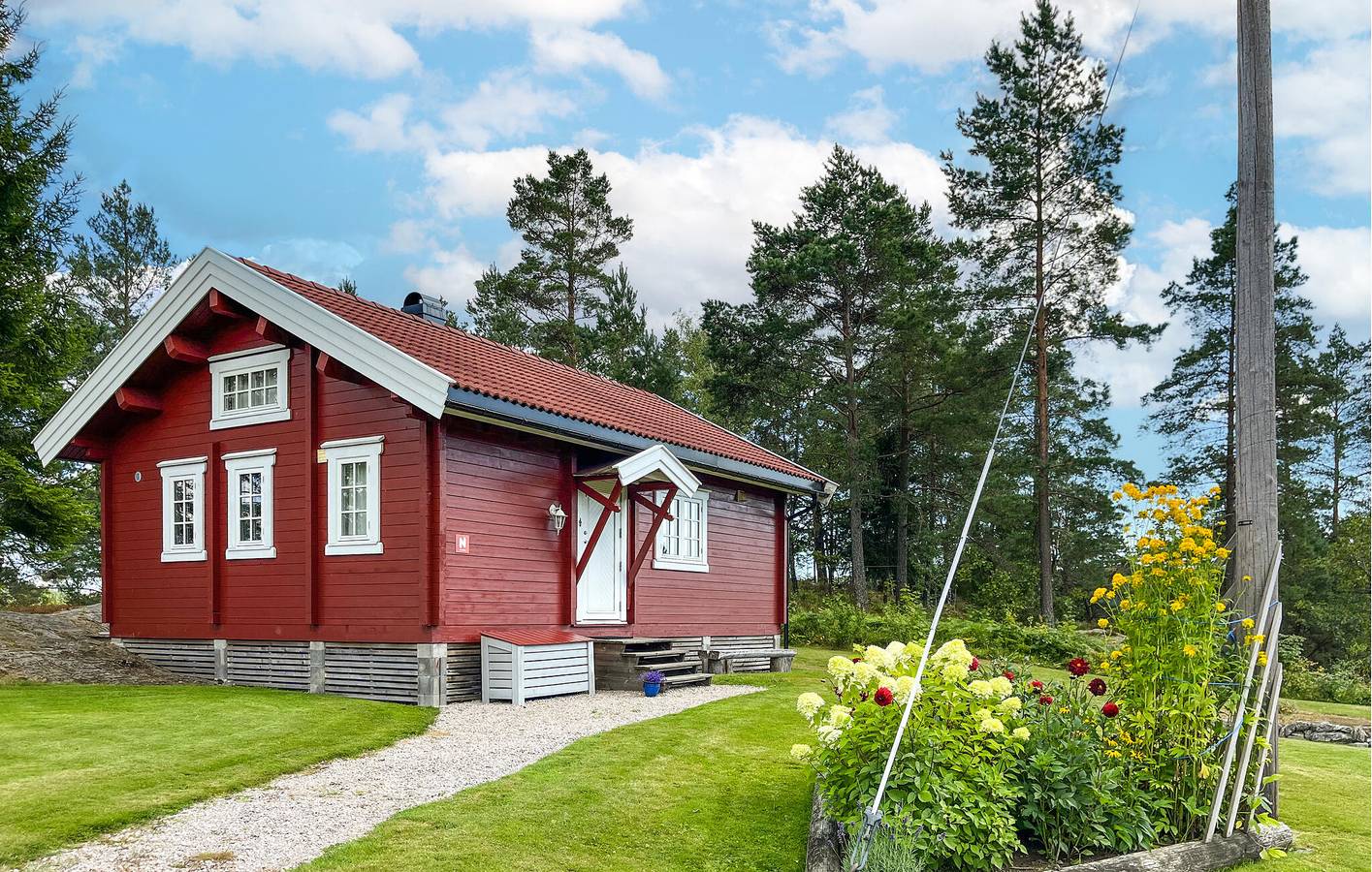 Holiday home for 6 people with terrace in Sarpsborg