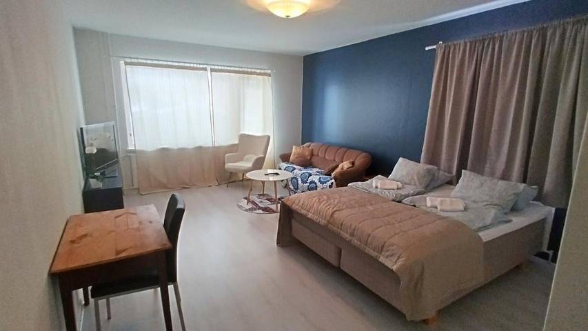 Appartement de vacances pour 4 personnes, avec balcon ainsi que jardin et vue