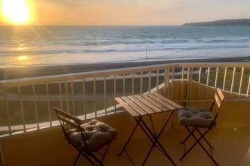 Gîte pour 6 personnes, avec balcon dans Plage Caroual