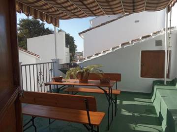 Gîte pour 6 personnes, avec terrasse et vue à Casarabonela