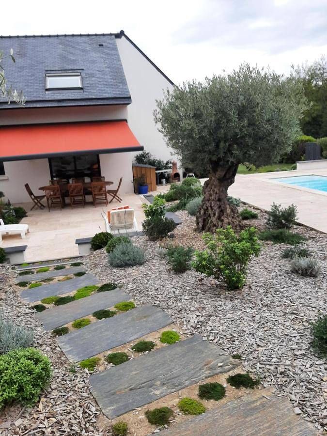Location de vacances pour 10 personnes, avec jardin ainsi que piscine et terrasse à Larmor-Baden - 3