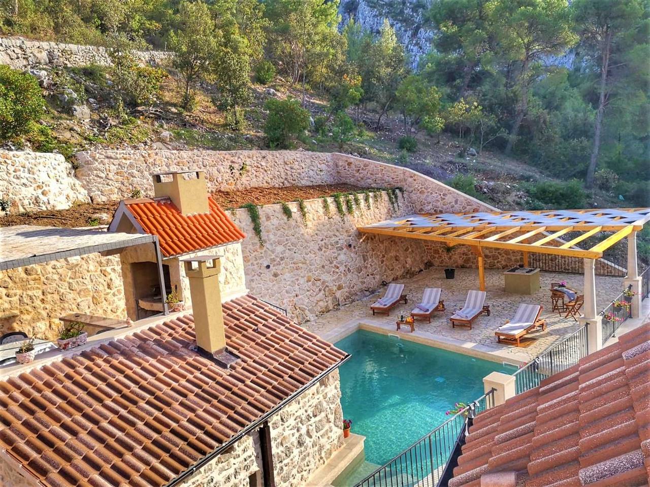Ferienhaus Hvar Hill mit Pool in Hvar