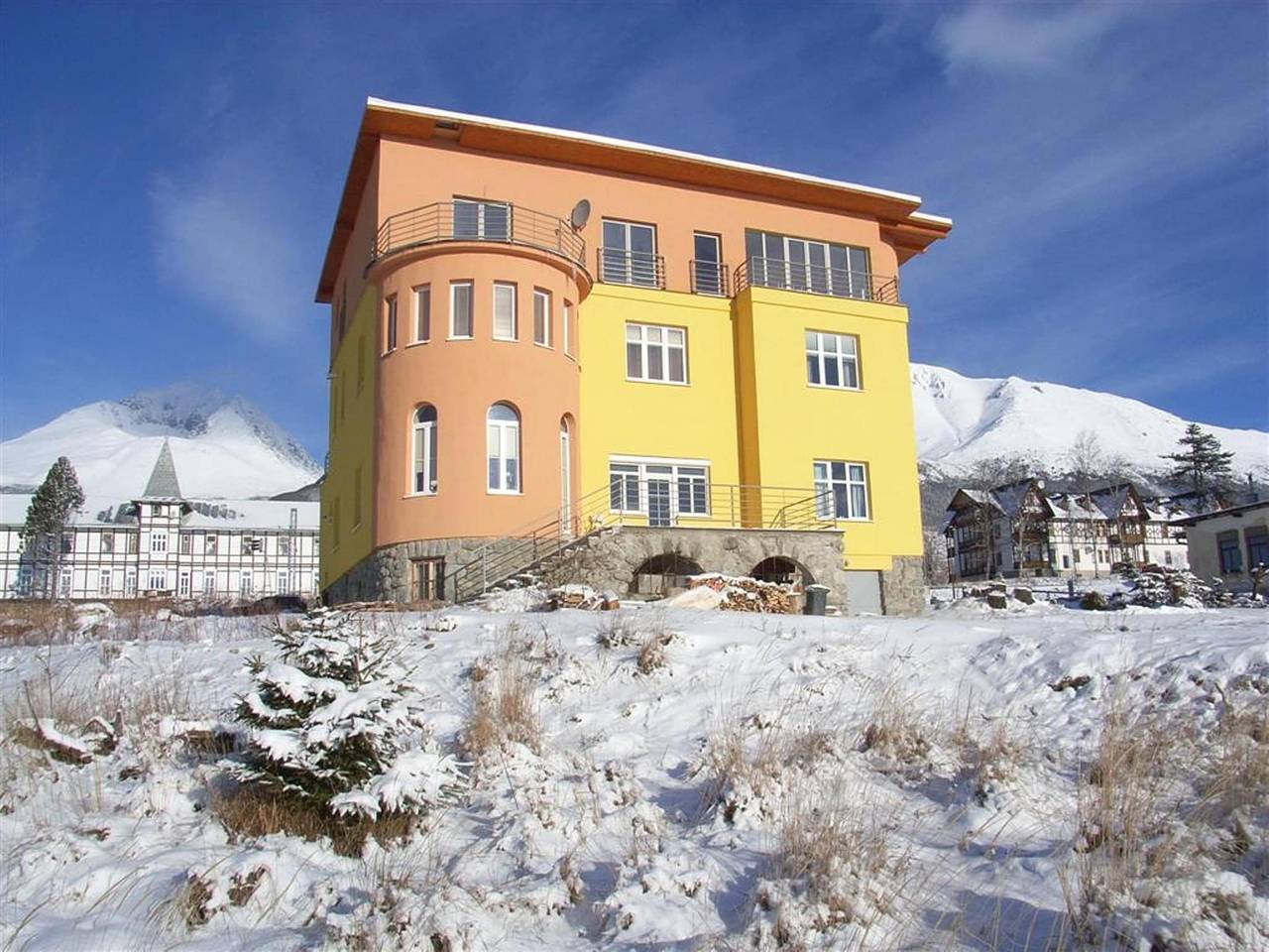 Ganze Wohnung, Apartment mit Panoramablick auf die Tatra in Tatranska Lomnica Ski Area, Vysoké Tatry