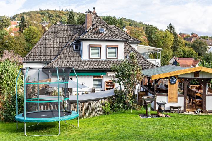 Ferienwohnung für 4 Personen, mit Balkon und Garten in Werratal
