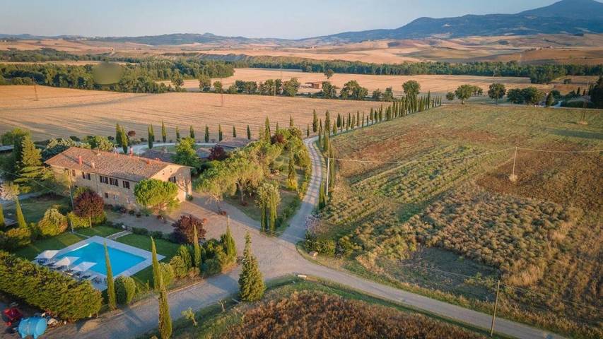 Villa pour 8 personnes, avec Terrasse et Jardin ainsi que Piscine et Vue à Pienza - 2