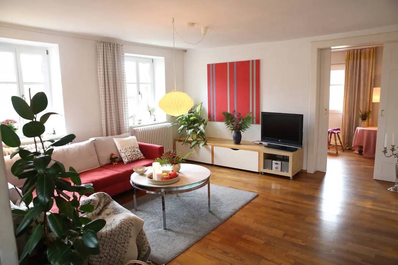 Appartement entier, Appartement "Luise Im Künstlerhaus" avec terrasse privée, balcon et Wi-Fi in Lemberg, Arrondissement du Palatinat-Sud-Ouest
