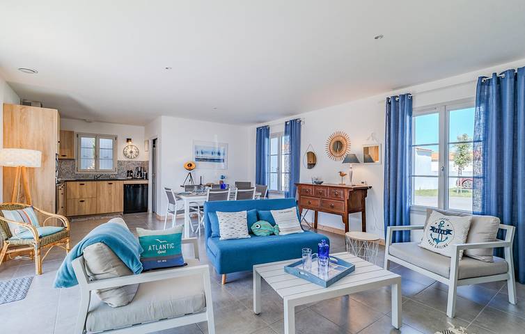 Location de vacances pour 8 personnes, avec terrasse et jardin, animaux acceptés à Saint-Denis-d'Oléron - 4