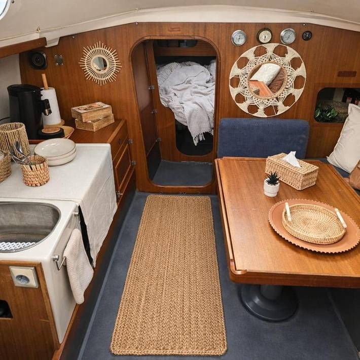 Bateau pour 2 personnes, avec vue en Normandie