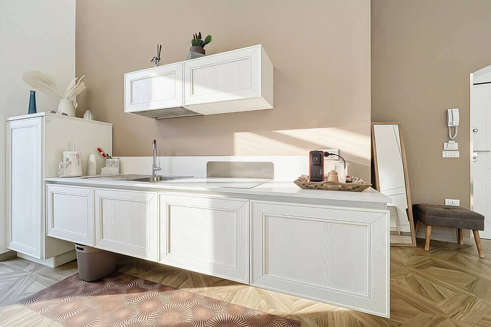 Apartamento 'Habitación Triple - Orquídea Celeste' con vistas al mar, Wi-Fi y aire acondicionado in Manfredonia, Gargano