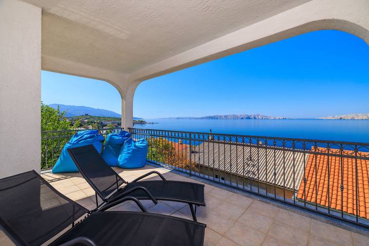 Ferienwohnung für 6 Personen, mit Terrasse, mit Haustier in Kvarner Bucht