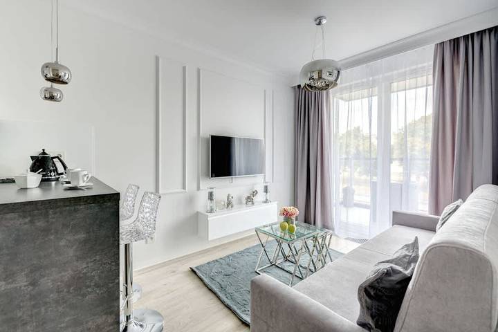 Apartament wakacyjny dla 4 osób, z Ogród w Brzeźno (Gdańsk)