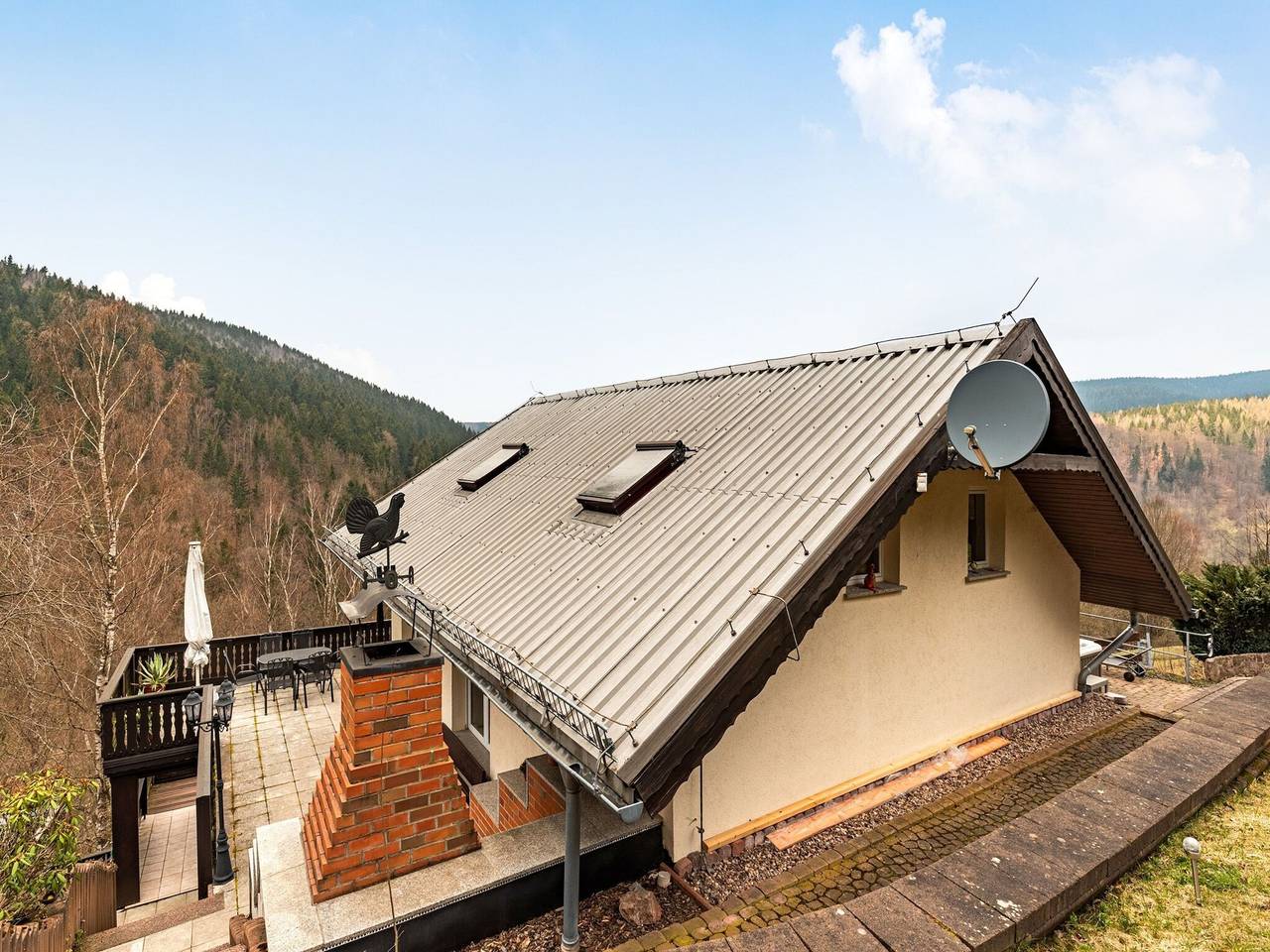 Ferienhaus für 8 Personen mit Garten in Unterschönau, Rennsteig